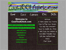 Tablet Screenshot of cooltoolchick.com